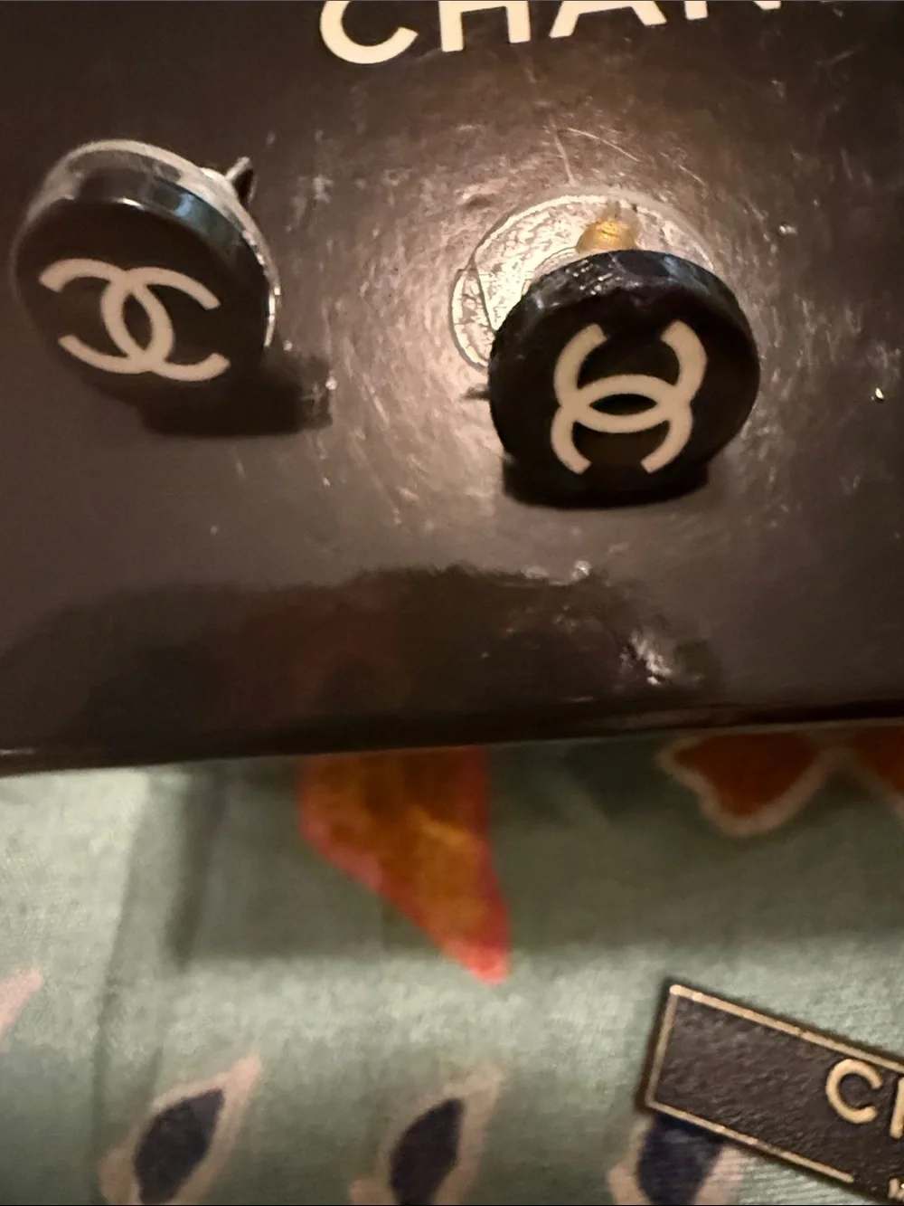 CHANEL stud earrings